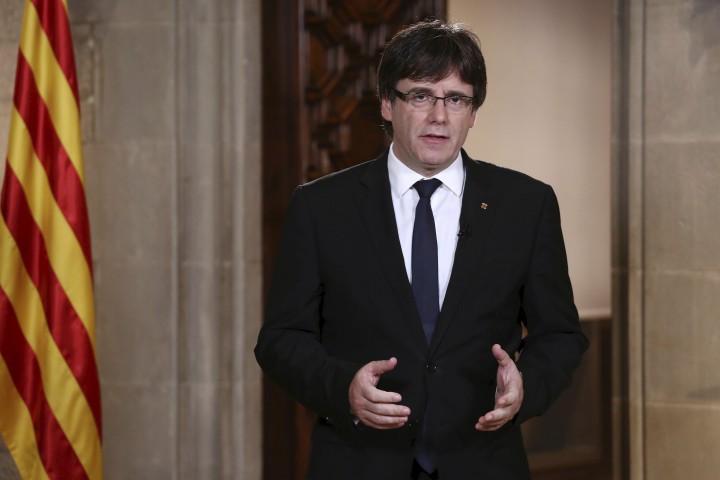 Каталунският регионален премиер Карлес Пучдемон отново призова испанските власти да