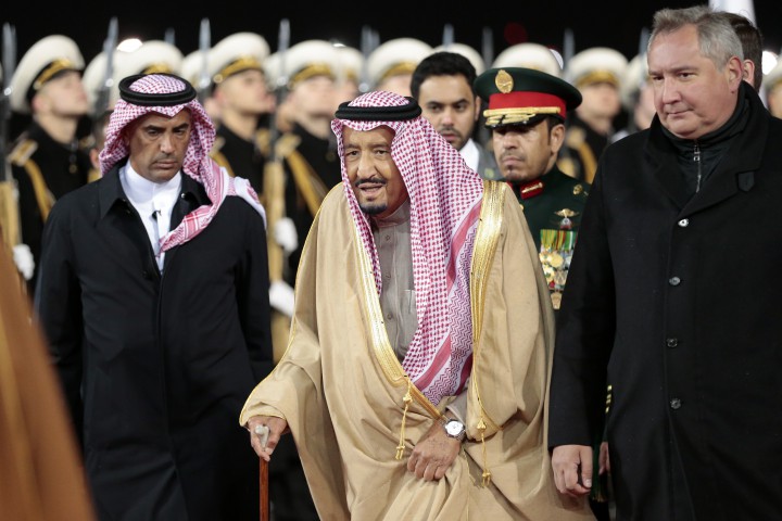 Визитата на краля на Саудитска Арабия в Русия е водеща