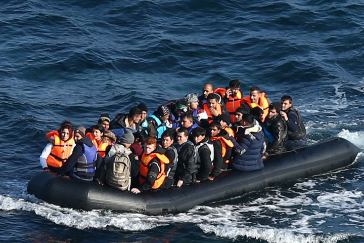 Корабът участващ в мисия на европейската агенция за гранична охрана