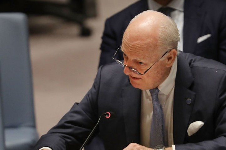 Това съобщи пратеникът на ООН за Сирия Стафан де Мистура