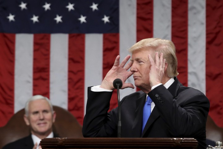 Това заяви американският президент Доналд Тръмп в речта си за